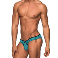 Load image into Gallery viewer, Tranquil Abyss Mini Bikini Seafoam/Blk X-Large