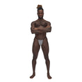 Load image into Gallery viewer, Sexagon Posing Strap Grey One Size