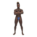 Load image into Gallery viewer, Sexagon Posing Strap Royal One Size