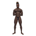 Load image into Gallery viewer, Landing Strip Micro Thong Black L/Xl