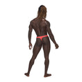 Load image into Gallery viewer, Barely There Bong Thong Coral L/Xl