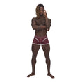Load image into Gallery viewer, Sport Mini Short Burgundy Large