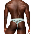 Load image into Gallery viewer, Sheer Prints Sheer Thong Flamingo S/M