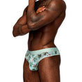 Load image into Gallery viewer, Sheer Prints Sheer Thong Flamingo S/M
