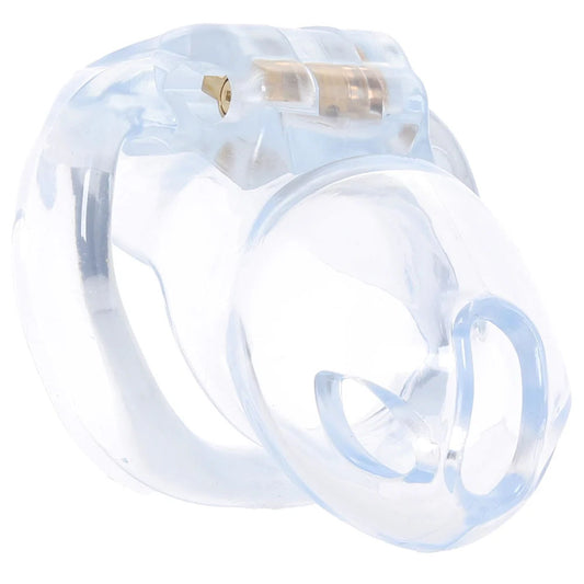 Lockmaster 3.5&quot; Side Lock See Thru Chastity Cage