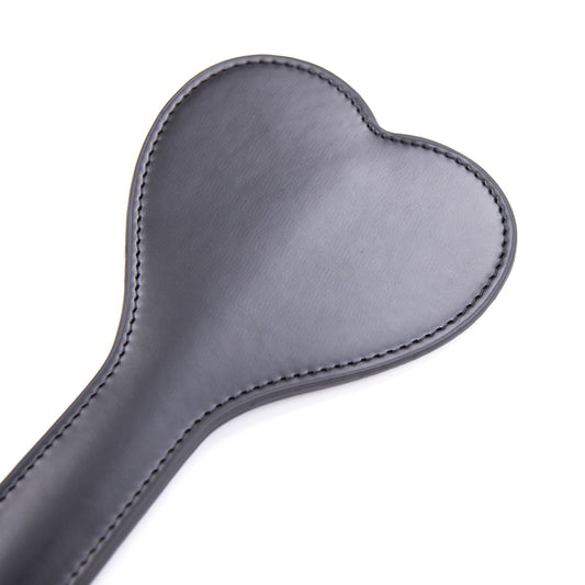 PVC Heart Shaped Paddle Black