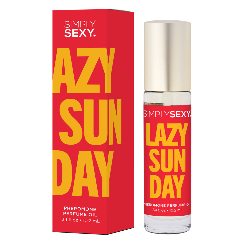 Simply Sexy Pheromone Perfume Oil Roll-On Lazy Sunday 0.34 oz.