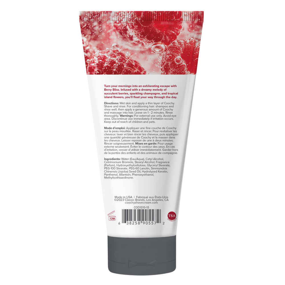 Coochy Berry Bliss Shave Cream 0.5 oz.