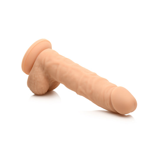 Easy Riders 7&quot; Silicone Dildo With Balls Light