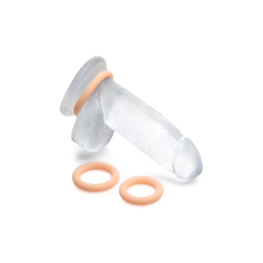 Jock Discrete Silicone Cock Ring Set Light