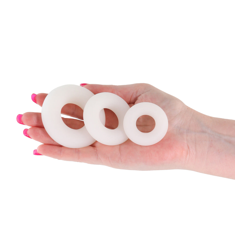 Firefly 3Pc Bubble Rings White