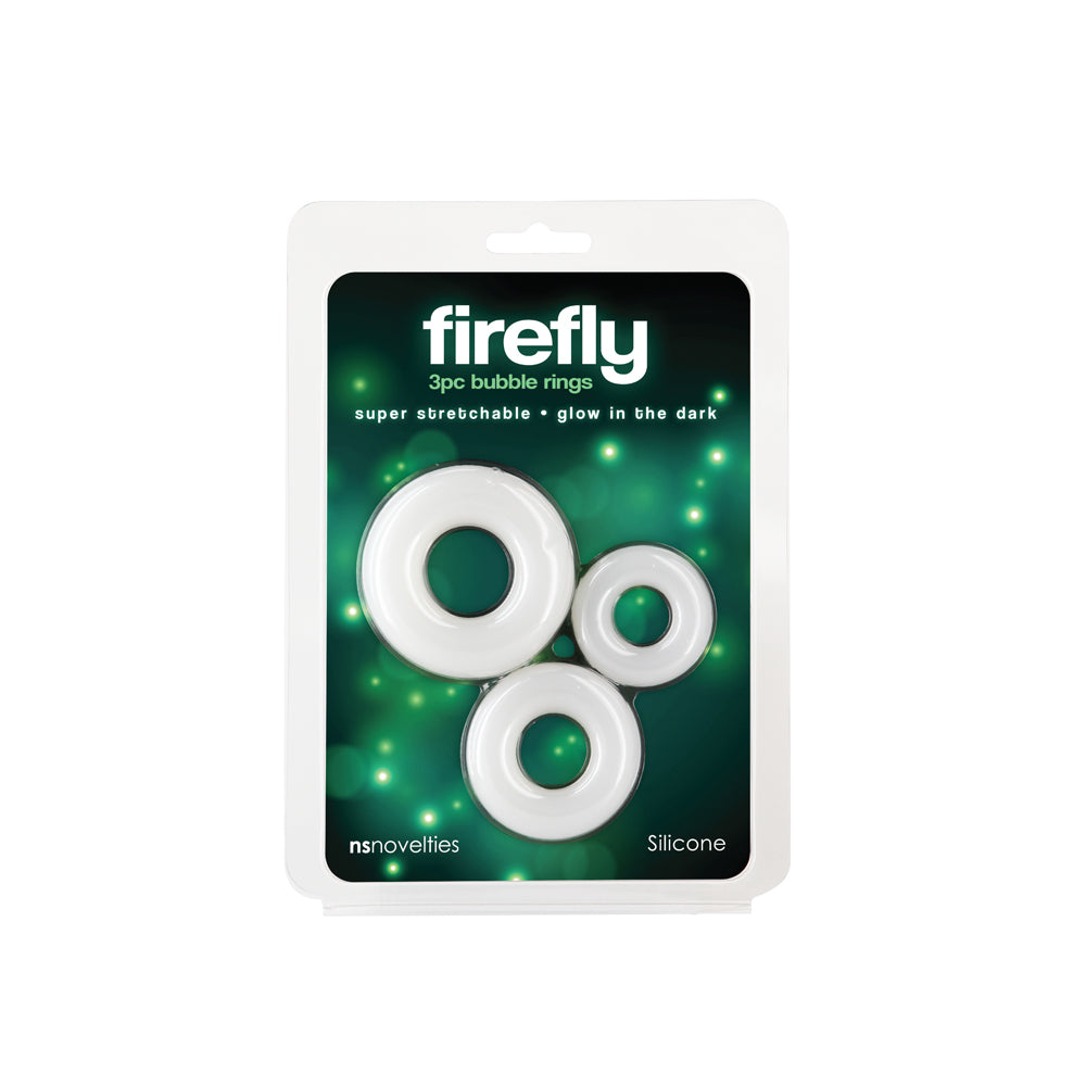 Firefly 3Pc Bubble Rings White