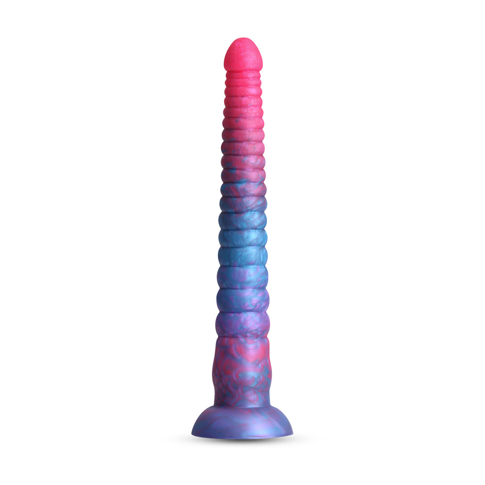 Colours Stacked 12&quot; Dildo Pink/Blue