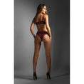 Load image into Gallery viewer, Lace-Up Bra & Crotchless Panty S/M
