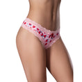 Load image into Gallery viewer, Sweet Treats Crotchless Thong W/ Lube Strawberry L/X
