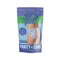 Load image into Gallery viewer, Sweet Treats Split Back & Crotchless Panty W/ Lube Blueberry S/M
