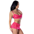 Load image into Gallery viewer, Get It Girl Bra, Skirt & Thong Set Diva Pink S/M
