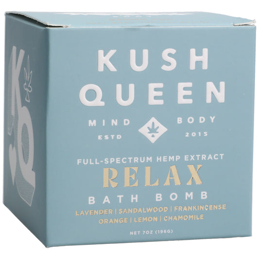 Kush Queen Bath Bomb Relax 250mg Cbd 7 oz.
