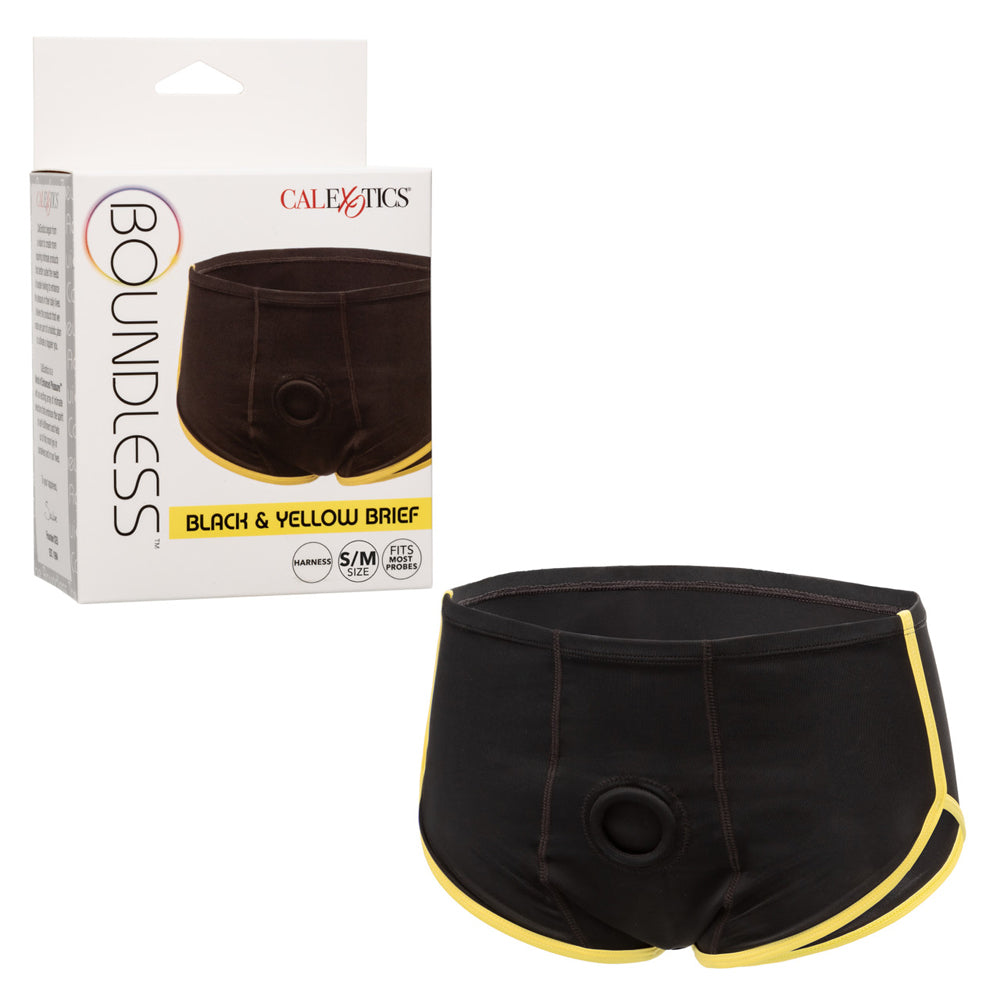 Boundless Black & Yellow Brief S/M