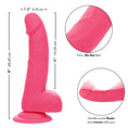 Load image into Gallery viewer, Neon Silicone Studs 6" Pink
