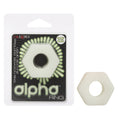 Load image into Gallery viewer, Alpha Glow-In-The-Dark Liquid Silicone Prolong Sexagon Ring
