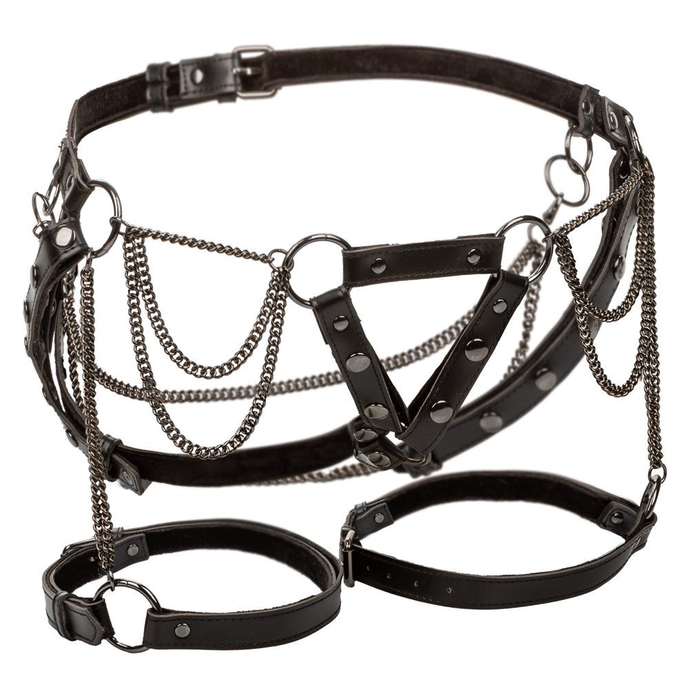 Euphoria Collection Plus Size Thigh Harness With Chains