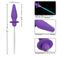 Load image into Gallery viewer, Southern Lights Vibrating Light Up Anal Probe Purple
