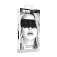 Load image into Gallery viewer, Ouch! Black & White Lace Mask With Elastic Straps
