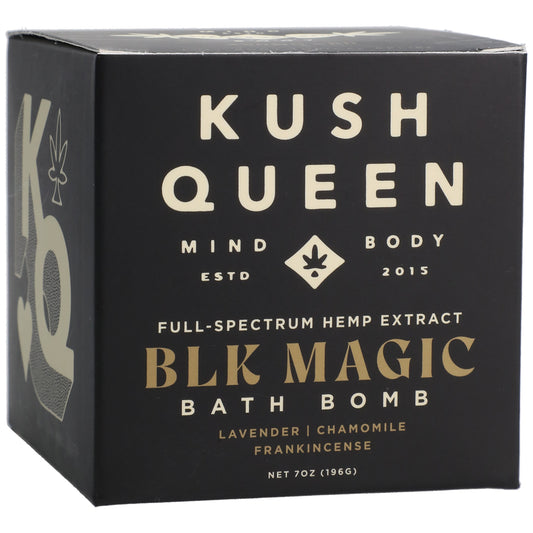 Kush Queen Bath Bomb Black Magic 250mg Cbd 7 oz.