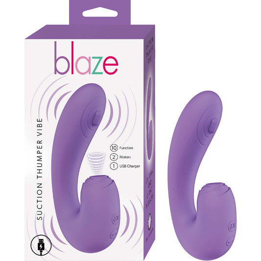 Blaze Suction Thumper Vibe Lavender