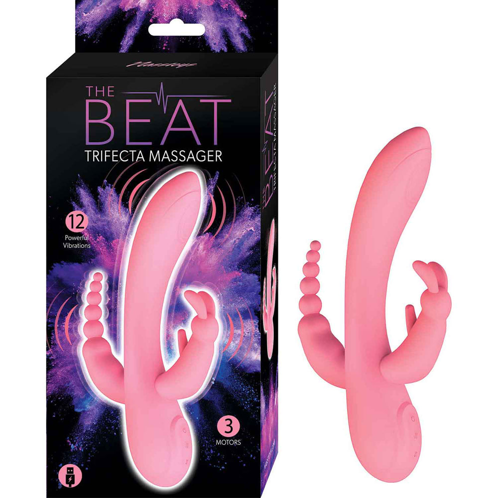 The Beat Trifecta Massager Pink