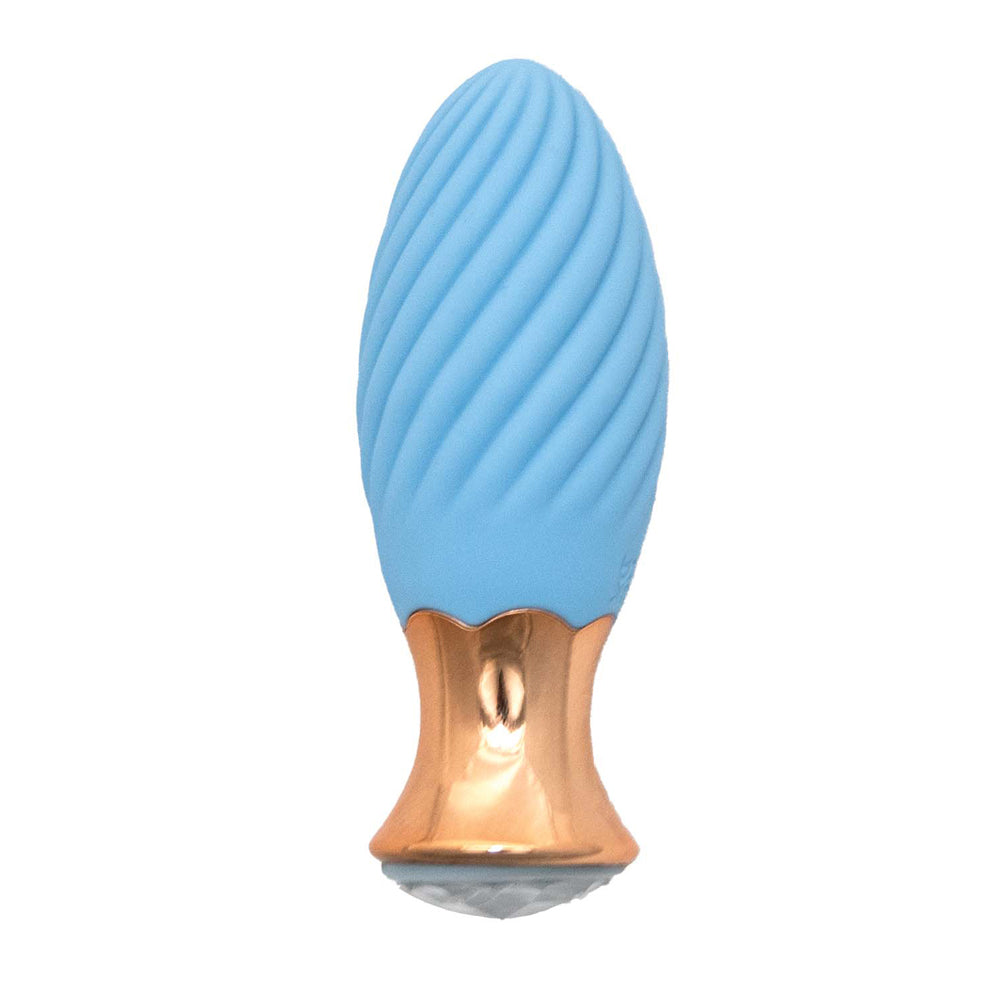 Goddess Diamond Tulip Massager Blue