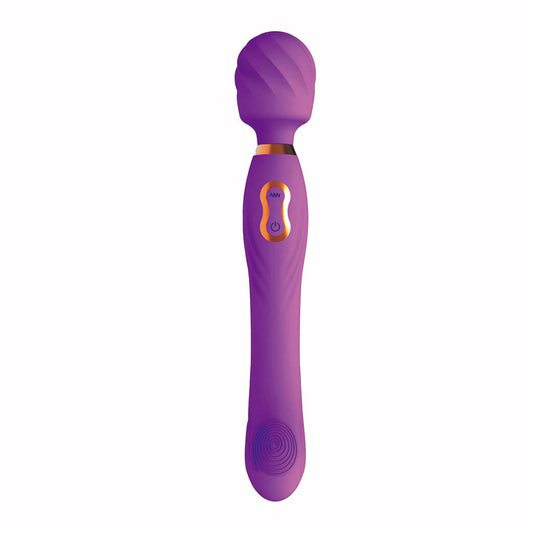 The Beat Dual Pleasure Wand Purple