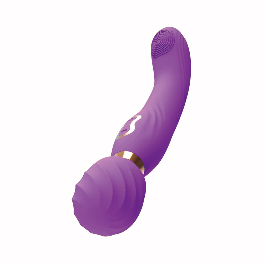 The Beat Dual Pleasure Wand Purple