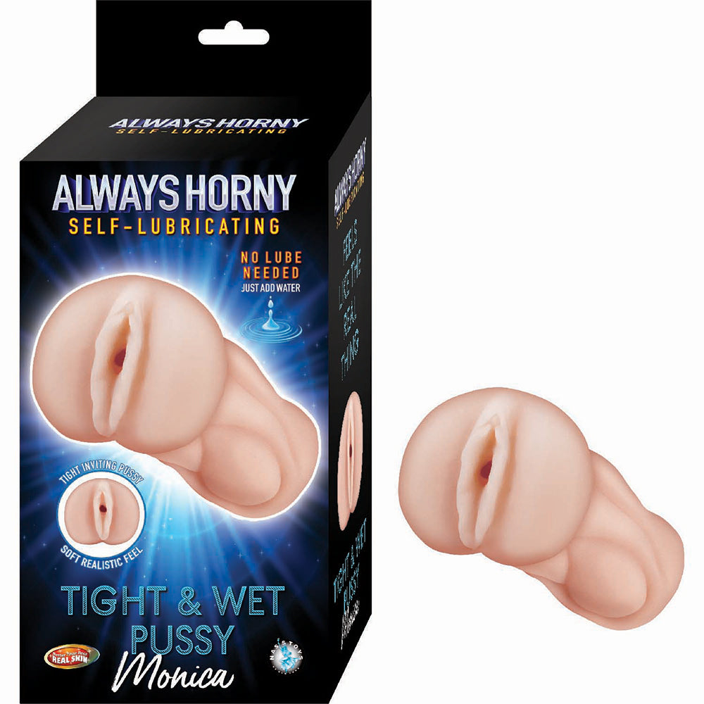Always Horny Self-Lubricating Masturbator Monica White