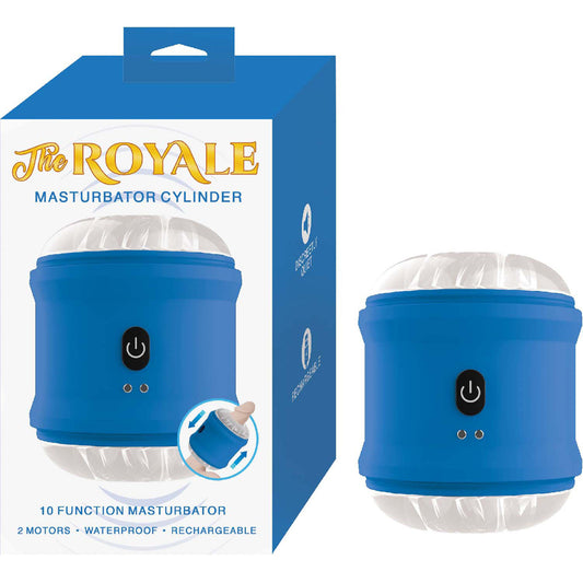 The Royale Masturbator Cylinder Blue