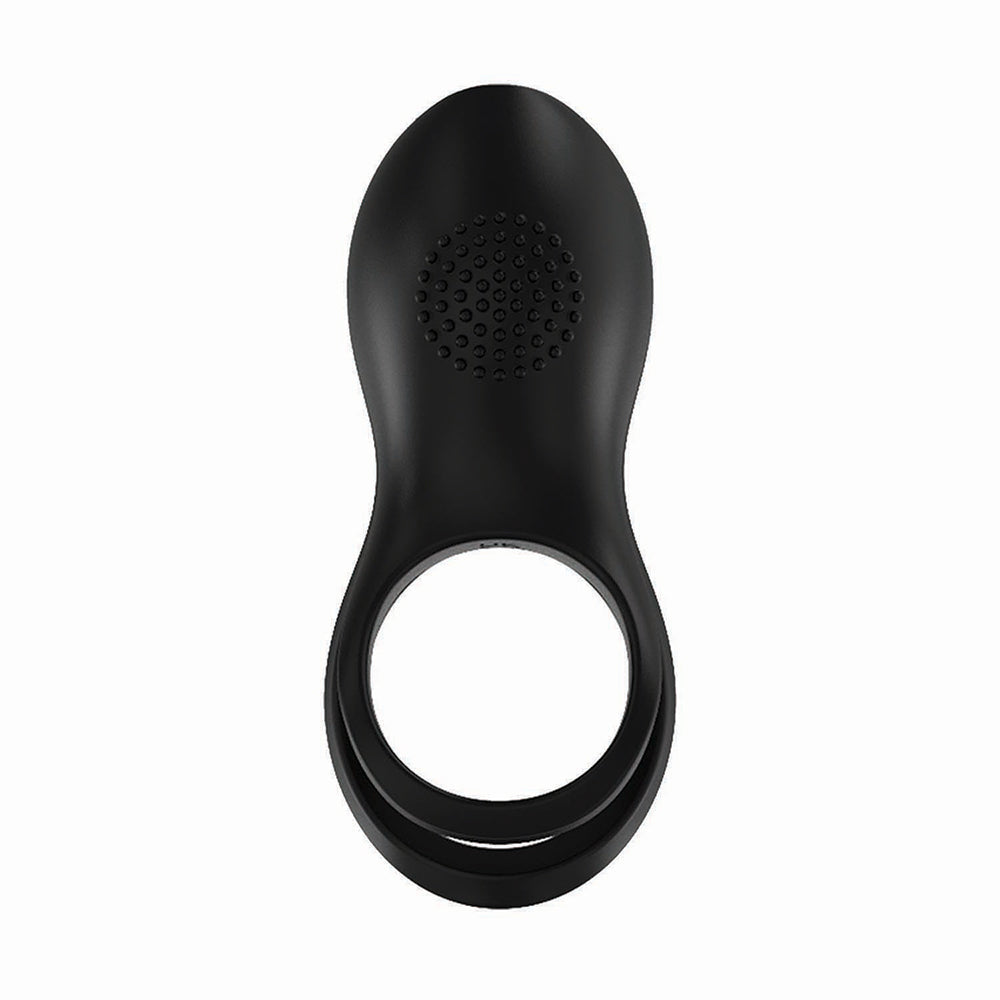 Gold Glam Cockring Black