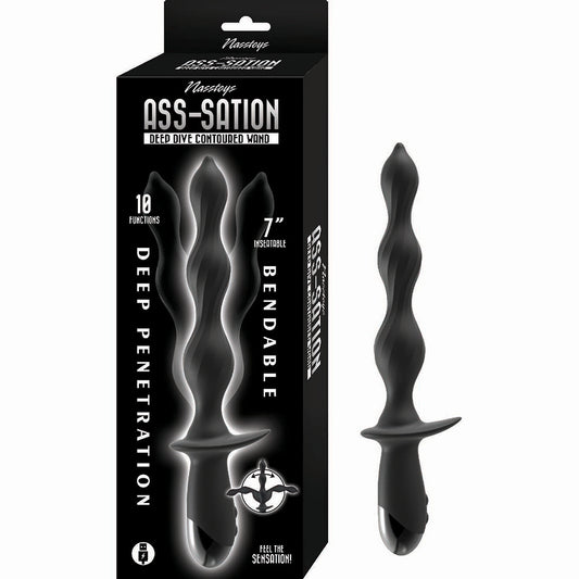 Ass-Sation Deep Dive Contoured Wand Black