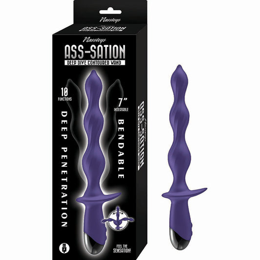Ass-Sation Deep Dive Contoured Wand Purple
