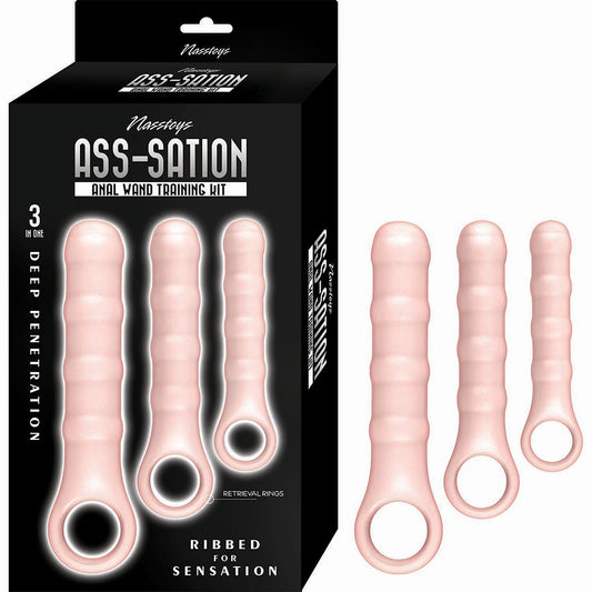 Ass-Sation Anal Wand Training Kit White