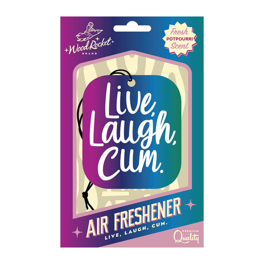 Live Laugh Cum Air Freshener