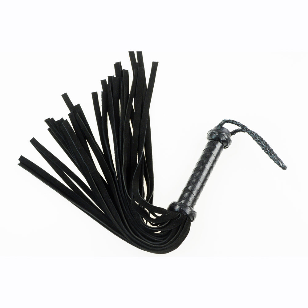 18&quot; Mini 36 Suede Tail Flogger Black