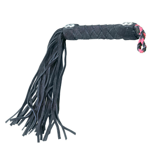 15&quot; Leather Flogger Black