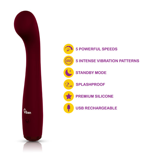 Viben Devotion G-Spot Massager Ruby