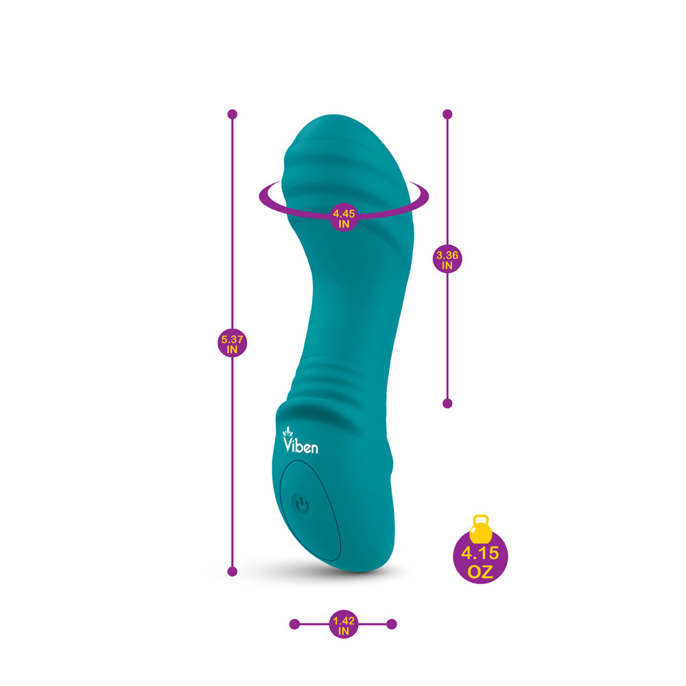 Viben Lalita Mini G-Spot Vibe W/ Pleasure Ridges Ocean