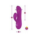 Load image into Gallery viewer, Viben Jolie Mini G-Spot Rabbit Vibe W/ Pleasure Ridges Berry
