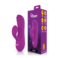 Load image into Gallery viewer, Viben Jolie Mini G-Spot Rabbit Vibe W/ Pleasure Ridges Berry
