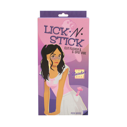 Lick N&#39; Stick Clit Flicker & G-Spot Vibrator