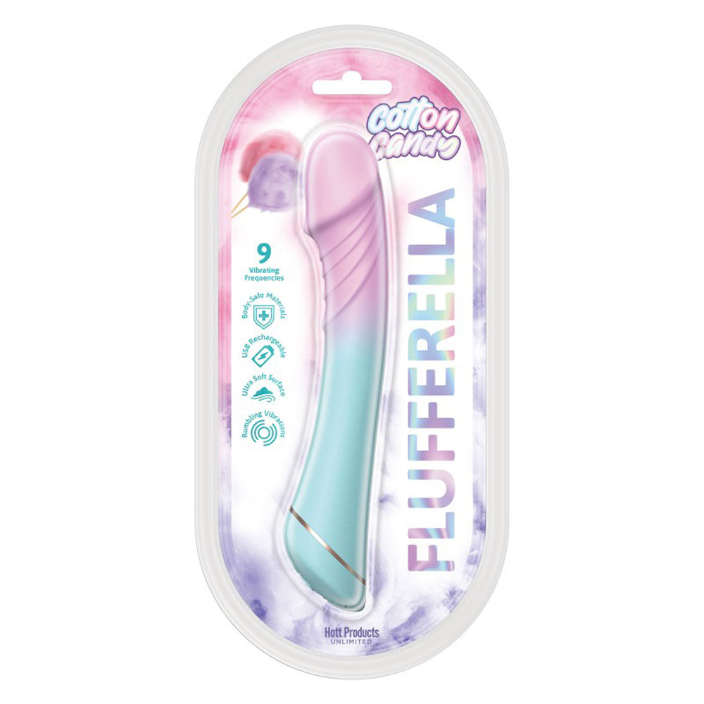 Cotton Candy Flufferella Silicone Dildo