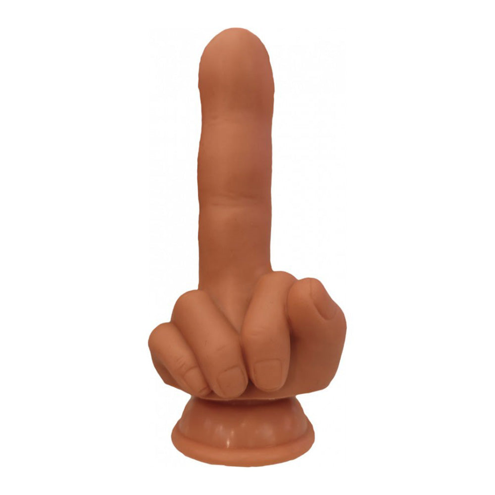 Finger Fest Flip Off Dildo Tan